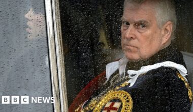 Andrew stripped of 'prince' title and will move out of Royal Lodge