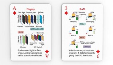 I compiled the fundamentals of two big subjects, computers and electronics in two decks of playing cards. Check the last two images too [OC]