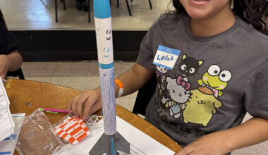 At-risk youth celebrate Space Week with rockets and spaceships at My City Youth