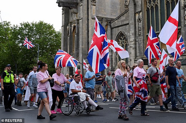 Protesters outside London's High Court last month after an earlier hearing in Epping Forest District Council's bid to shut down the Bell Hotel