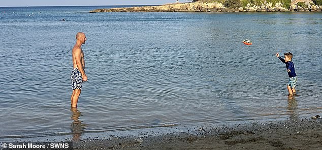 Sarah does not work due to her visa, but the Moores are still able to live comfortably