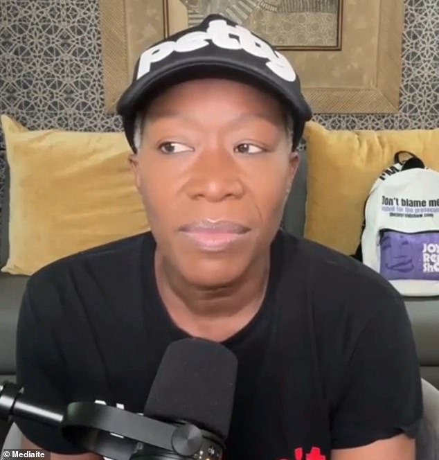 Joy Reid responded to JD Vance saying she is an ungrateful American in a Thursday interview Friday, calling the vice president 'racist' in the process