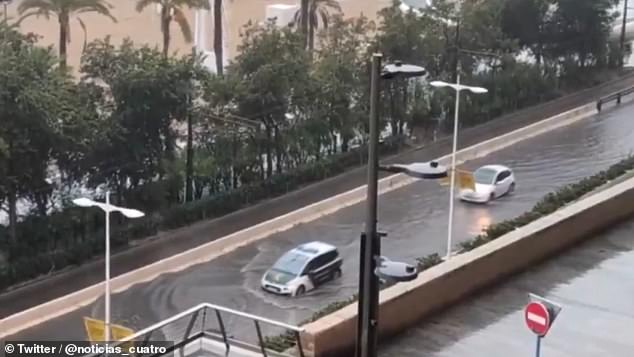 Tourists heading to Spain's Mediterranean shores have been urged to monitor local weather updates and follow official guidance