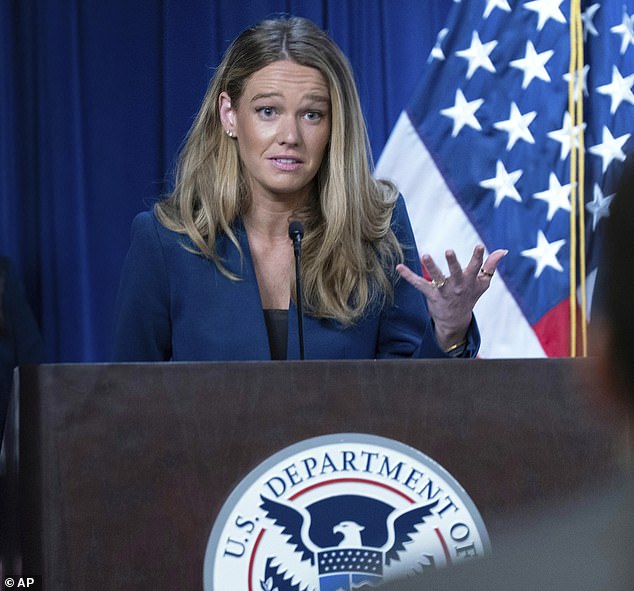 DHS assistant secretary Tricia McLaughlin said New York was 'failing to obtain the full legal names of individuals they are issuing commercial drivers' licenses to'
