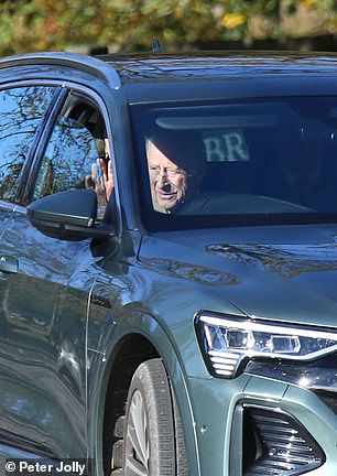 Charles got behind the wheel