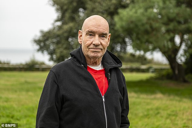 Bill Irving (pictured), 62, said: 'My main concern is the fact there's a lot of young males of fighting age that are coming into the country unvetted'