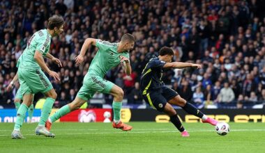 Striker Che Adams gives Scotland an early lead in their World Cup qualifier against Belarus