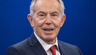 Sir Tony Blair (above) has put himself at odds with Sir Keir Starmer by arguing that boat migrants should not be allowed to claim asylum