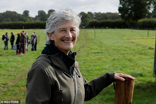 During a trip to Belfast as part of her election campaign, Ms Connolly (pictured in September) declared that she would use her voice 'in every way possible' to achieve a united Ireland