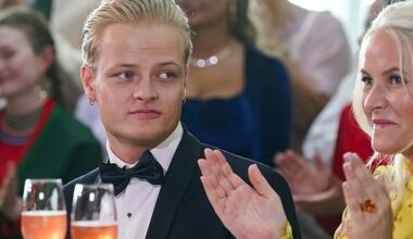 Marius Borg Høiby has started treatment for substance abuse as he awaits trial, which is due to take place in January (seen with his mother, Crown Princess Mette-Marit in 2022)