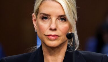 Pam Bondi stonewalls question about Trump mentions in Epstein files