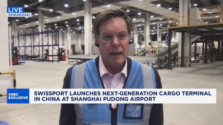 'We believe China will continue to export': Swissport launches new Shanghai cargo terminal