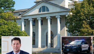 Harvard professor who was 'hunting rats' placed on leave after firing pellet gun near synagogue