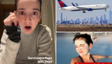 Delta passenger thought she would 'piss' herself as JFK-bound flight made emergency landing in Iceland