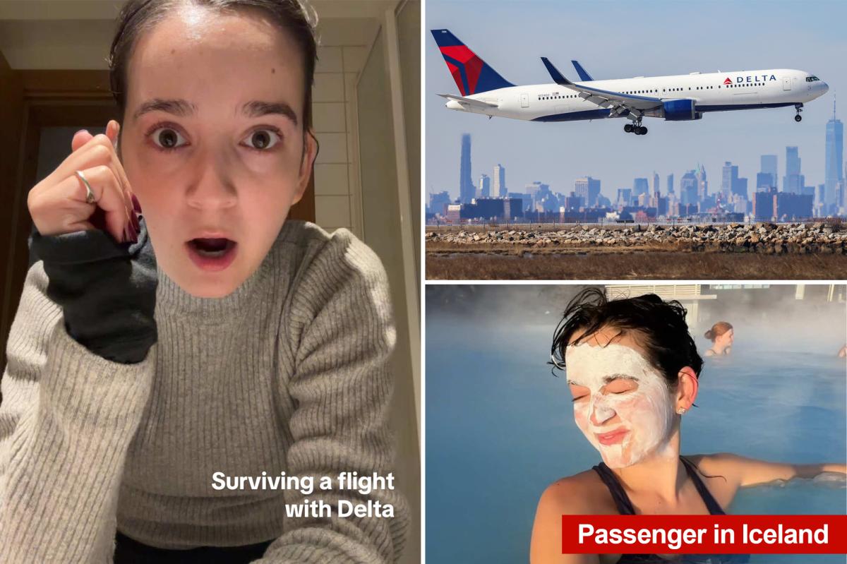 Delta passenger thought she would 'piss' herself as JFK-bound flight made emergency landing in Iceland