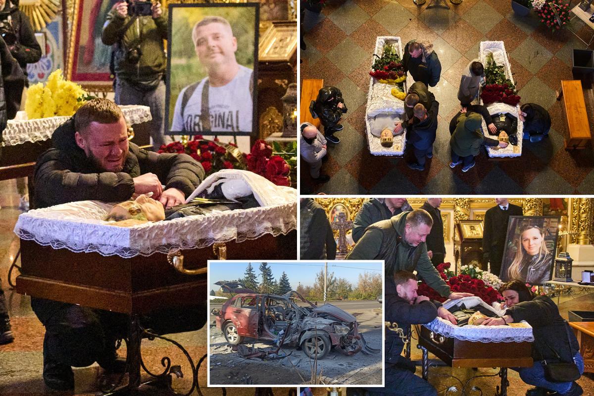 Ukrainians mourn reporter, cameraman killed during Russian drone strike