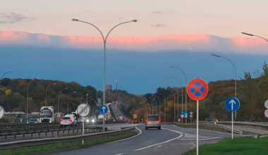 Spektakuläre Wolkenwand Was hat sich da über Luxemburg aufgetürmt?