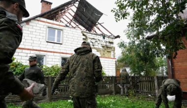Military police and prosecutor's office investigate after drone-like object found in Poland