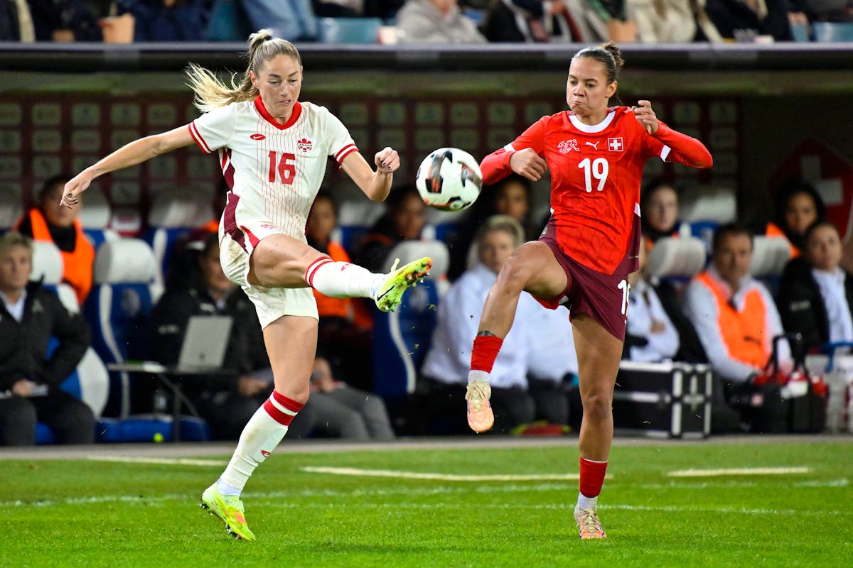 Iman Beney (à dr.) et la Nati ont été à la hauteur.