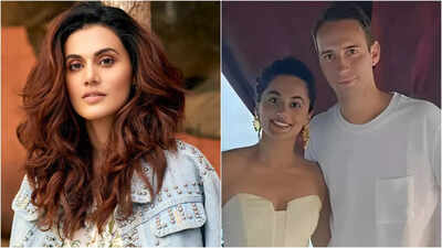 Taapsee Pannu has slammed a media portal for falsely reporting her shift abroad. She clarified that her parents-in-law live with them in Denmark, a cultural practice she finds "Indian." This arrangement, while uncommon in Danish culture, brings a sense of home to the actress and her husband, Mathias Boe. Read on to know more. 'Do a little research': Taapsee Pannu LASHES OUT over rumors of moving to Denmark with husband Mathias Boe