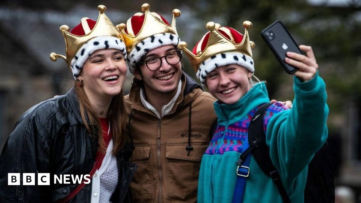 King Charles III was crowned with St Edward's Crown during his coronation ceremony in Westminster Abbey