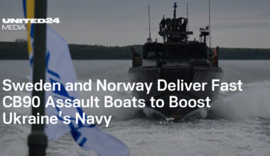 Sweden and Norway Deliver Fast CB90 Assault Boats to Boost Ukraine’s Navy — UNITED24 Media