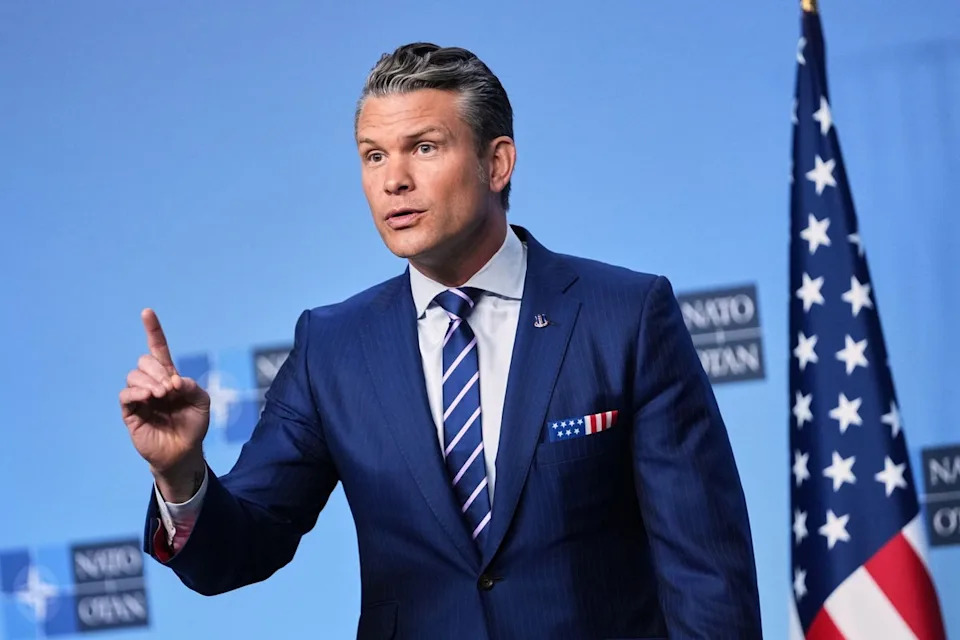 Defense Secretary Pete Hegseth is threatening to take away the press credentials of any Pentagon reporter who doesn’t agree not to solicit information from defense employees without the department’s prior authorization. (AP)