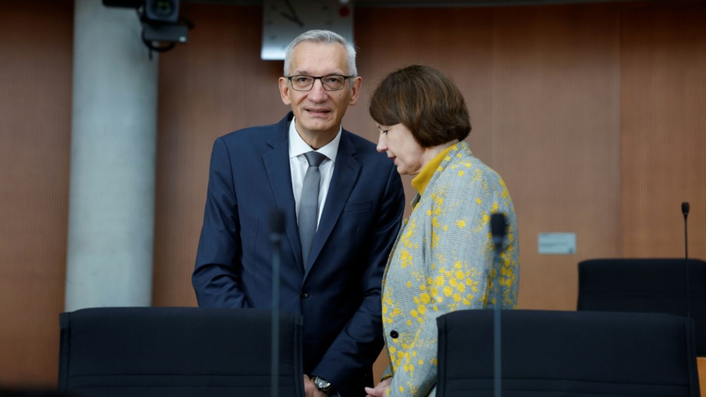 Jäger und MAD-Präsidentin Rosenberg