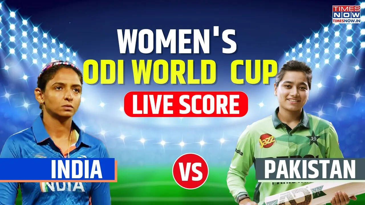 India vs Pakistan Live Score Women's World Cup 2025 Watch IND vs PAK Live Cricket score | IND Mahila Banaam PAK Mahila ke Aaj ke match ka Live Score Match Scorecard Ball By Ball Commentary Updates