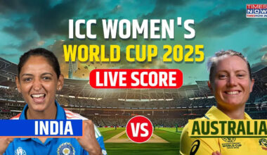 IND-W 11/0 (3.4) vs AUS-W | India vs Australia Live Score Women's World Cup 2025 Watch IND vs AUS Live Cricket score | IND Mahila Banaam AUS Mahila ke Aaj ke match ka Live Score Match Scorecard Ball By Ball Commentary Updates
