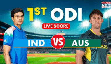 India vs Australia Live Score 1st ODI 2025 Watch IND vs AUS Live| IND Banaam AUS ke Aaj ke match ka Live Score Match Scorecard Ball By Ball Commentary Updates