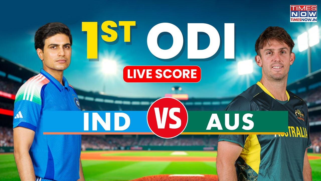 India vs Australia Live Score 1st ODI 2025 Watch IND vs AUS Live| IND Banaam AUS ke Aaj ke match ka Live Score Match Scorecard Ball By Ball Commentary Updates