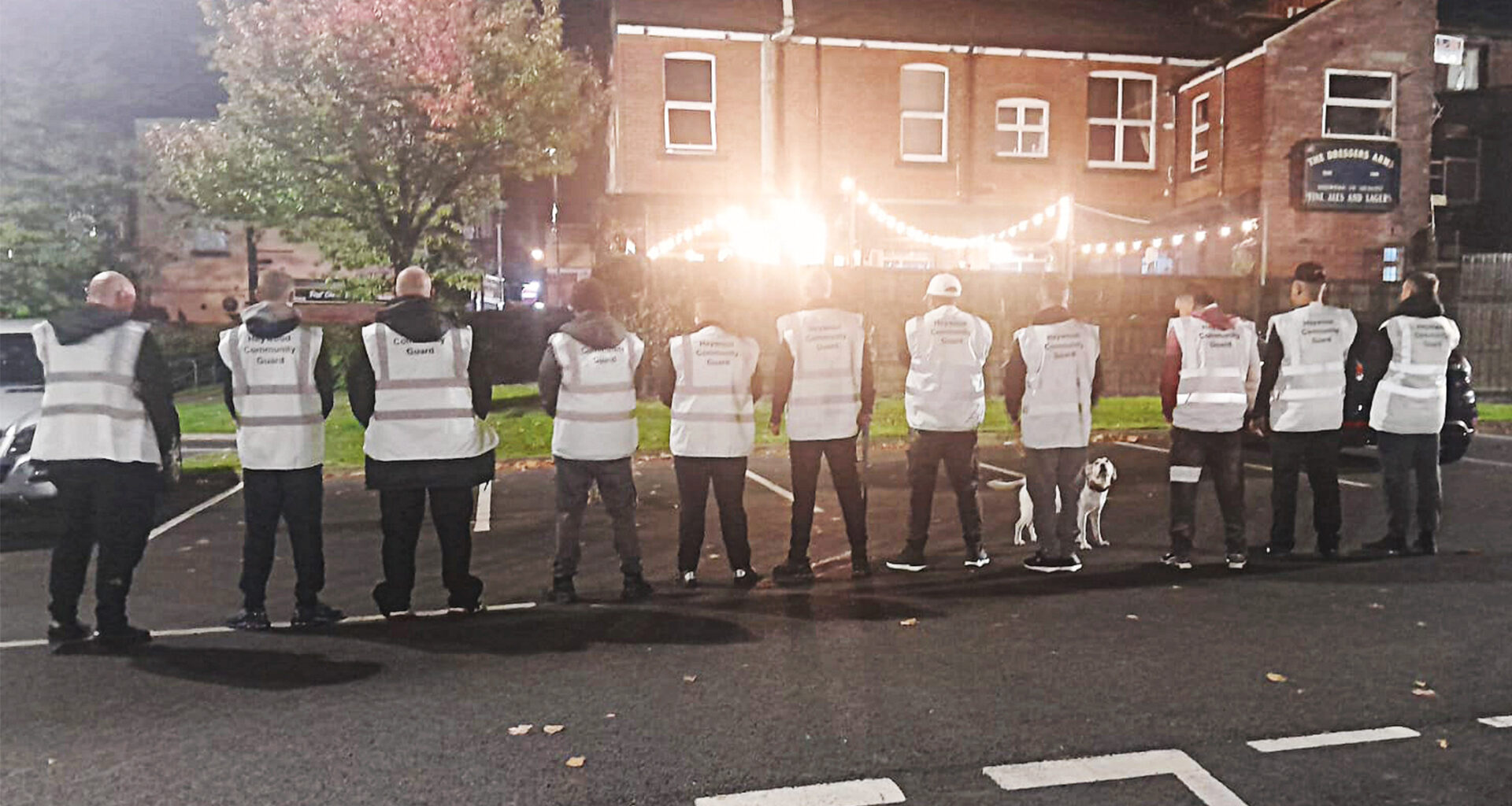 This Manchester group patrols schools looking for 'outsiders'
