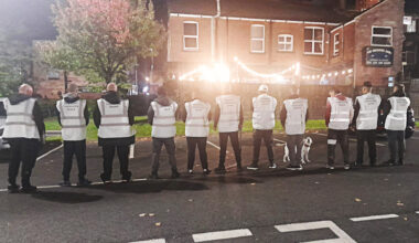 This Manchester group patrols schools looking for 'outsiders'