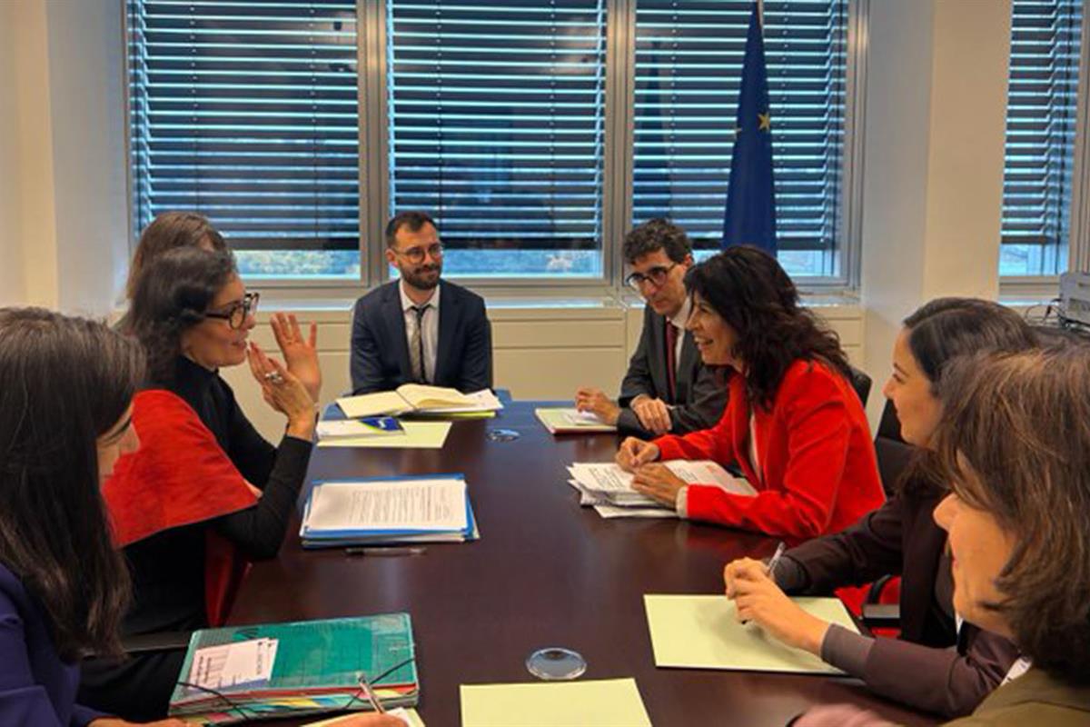 Reunión de la ministra de Igualdad y la comisaria de Igualdad, Preparación y Gestión de Crisis de la UE