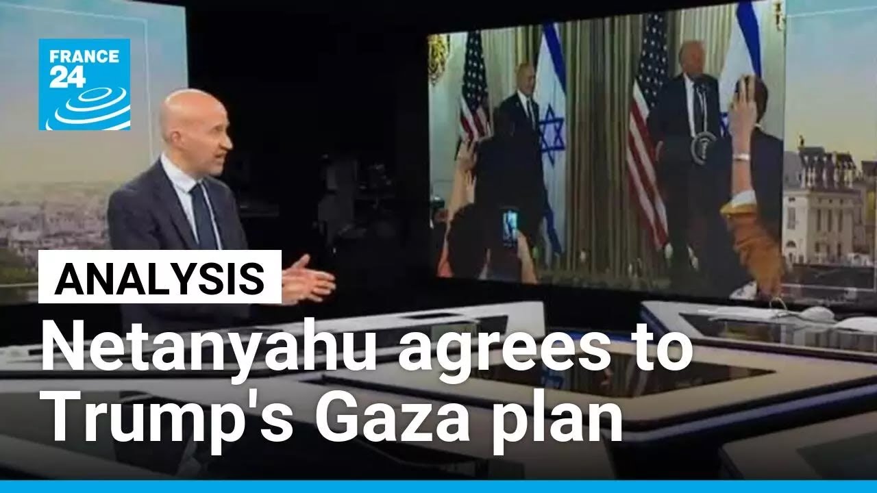Trump secures Netanyahu's agreement to Gaza deal but Hamas support in question • FRANCE 24 English