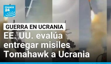 Estados Unidos evalúa la posibilidad de entregar misiles Tomahawk a Ucrania • FRANCE 24 Español