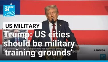 Trump says US cities should be military 'training grounds' • FRANCE 24 English