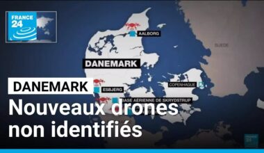 Nouveaux drones non identifiés au Danemark : 4 aéroports en alerte • FRANCE 24