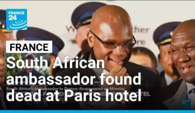 South African ambassador found dead at Paris hotel in possible suicide: prosecutor • FRANCE 24