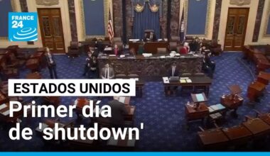 EE. UU.: primer día de cierre de Gobierno; republicanos y demócratas se acusan mutuamente
