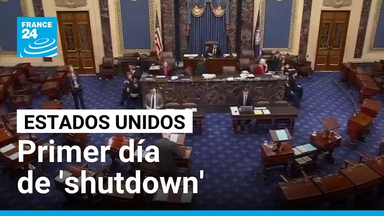 EE. UU.: primer día de cierre de Gobierno; republicanos y demócratas se acusan mutuamente