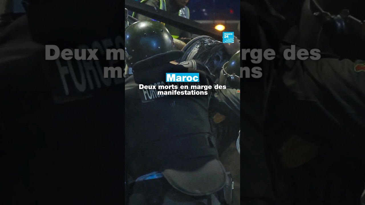 Maroc : deux personnes abattues en marge des manifestations pacifiques • FRANCE 24