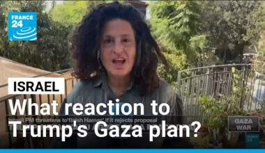 How did Israelis react to Netanyahu's approval of Donald Trump's Gaza peace plan? • FRANCE 24