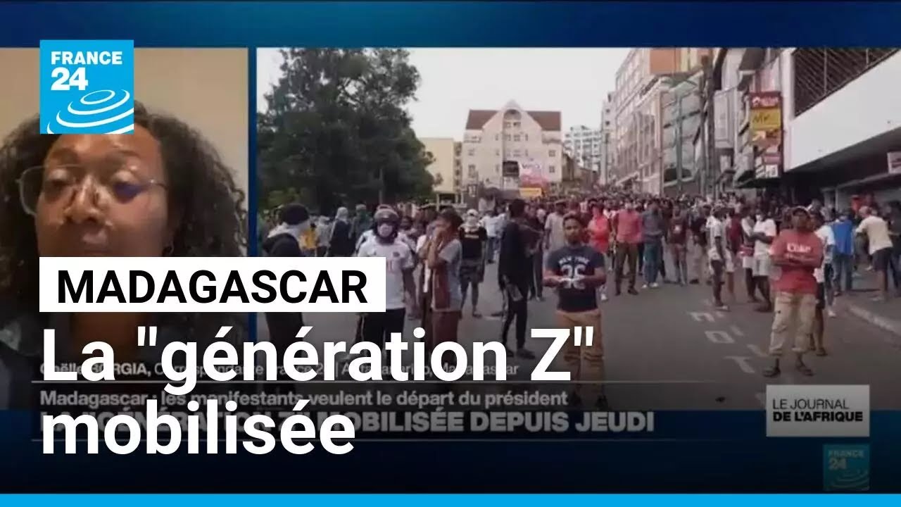 Manifestations à Madagascar : la "génération Z" mobilisée depuis jeudi • FRANCE 24
