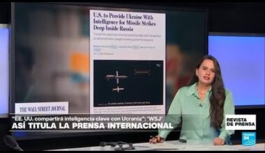 "EE. UU. proporcionará inteligencia a Ucrania para que ataque en el interior de Rusia: 'WSJ'