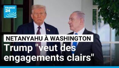 Rencontre Trump-Netanyahu : le président américain "veut des engagements clairs" • FRANCE 24