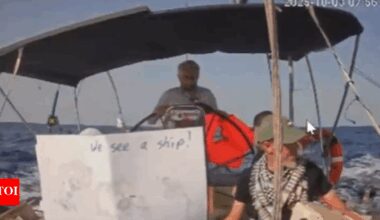 'We see a ship': Israel blocks last Gaza flotilla boat; intercepted all 42 vessels | World News