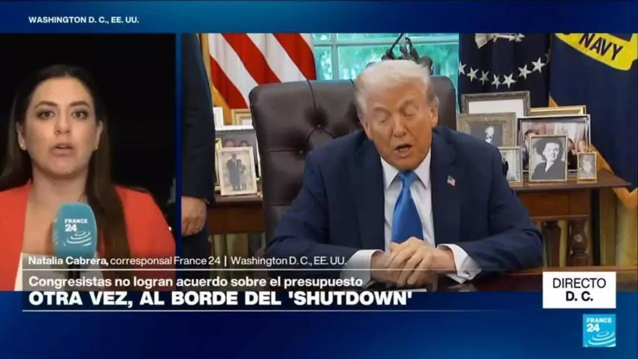 Directo D. C. y Estados Unidos al borde del ‘shutdown’, de nuevo • FRANCE 24 Español