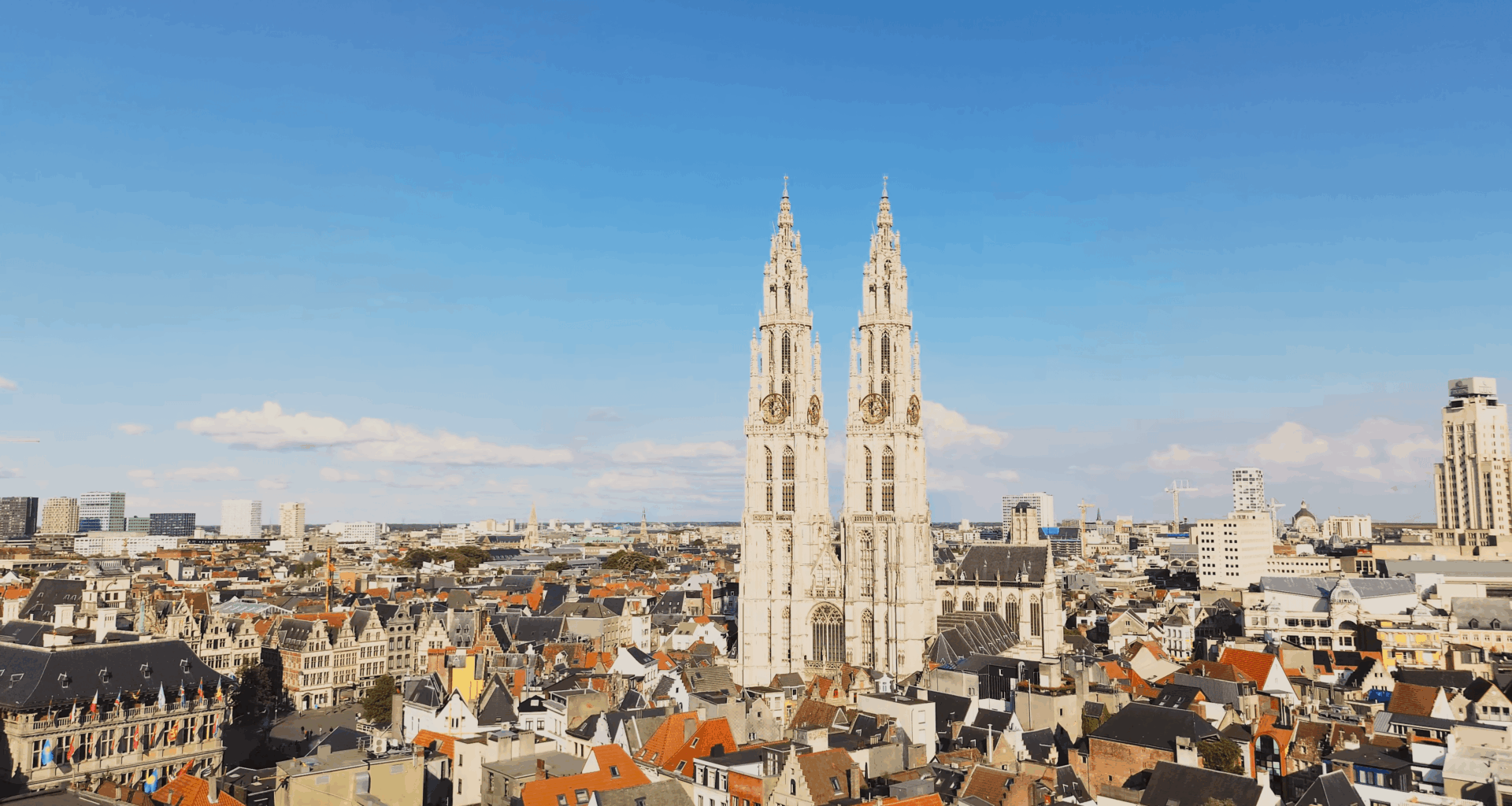 I finished the history of Antwerp's Cathedral of Our Lady with the second, never-completed tower ;-)